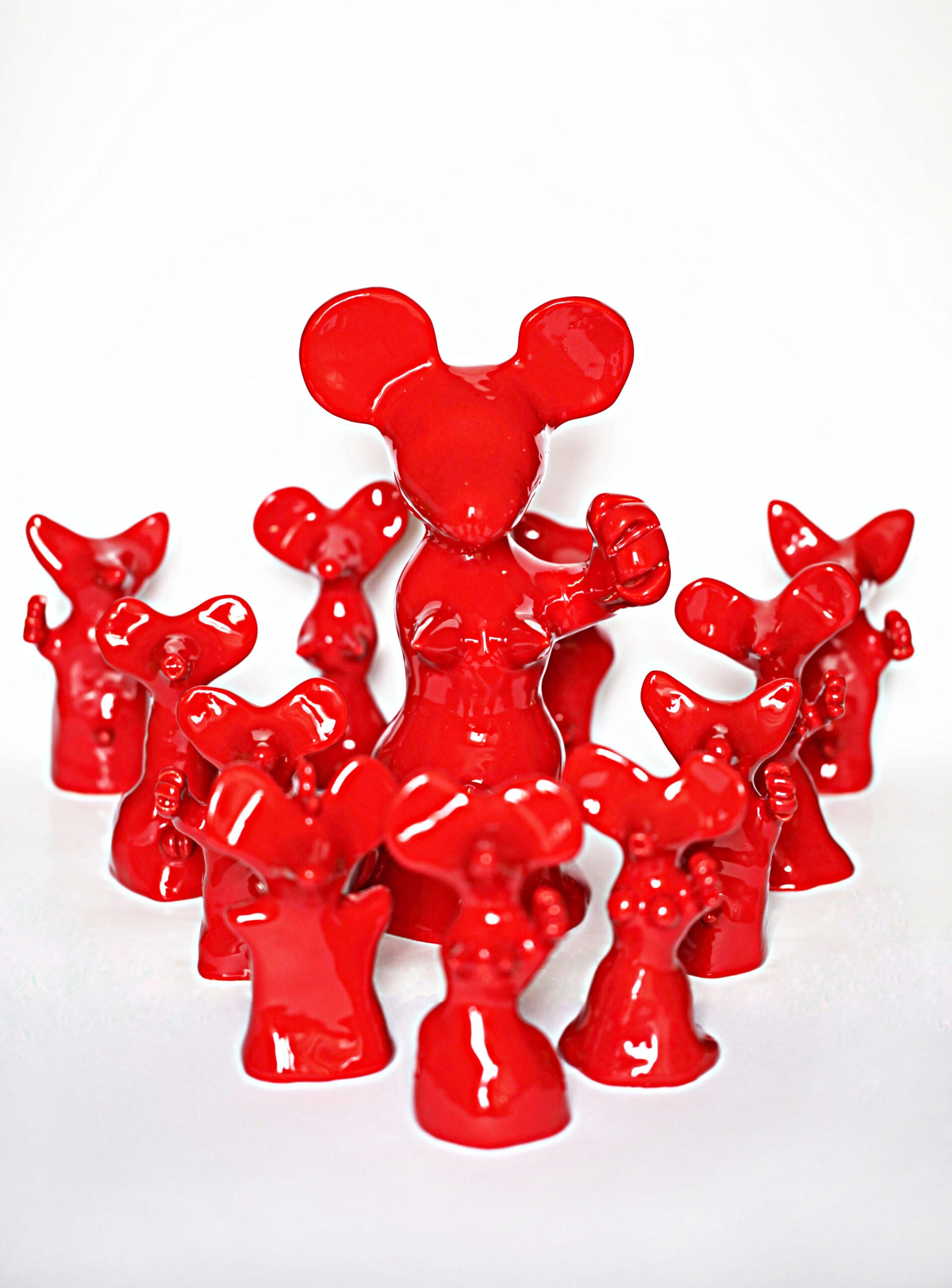 Myszka Męska 5 Figurka Porcelanowa - obrazek 5